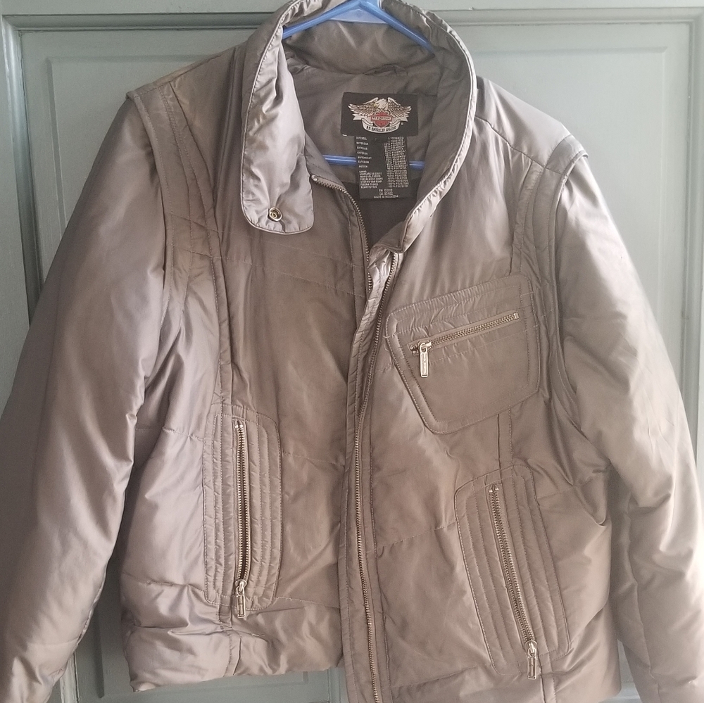 Womans Harley Davidson vest & coat